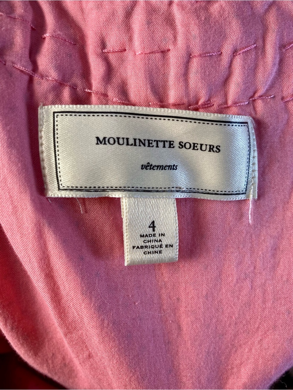 Anthropologie Moulinette Soeurs Melon Ball Pink Polka Dot Midi Dress Size 4 - Picture 12 of 12